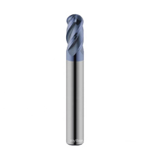 Custom tungsten  carbide end mills ball nose end mills flat end mills for sale